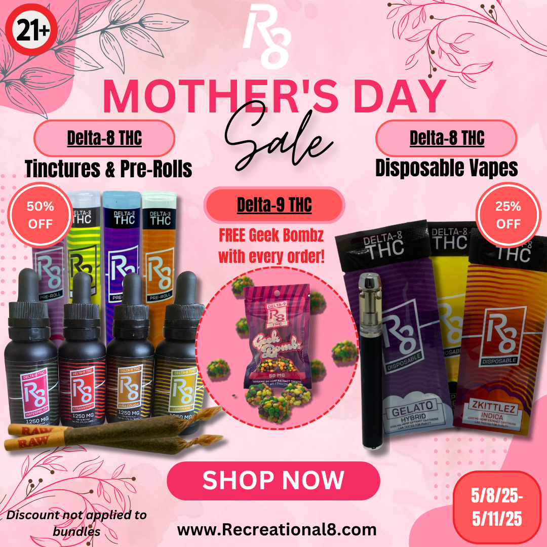 Pink and Red Modern Mother's day Sale Post May 8 to 11